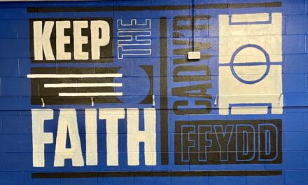 New mural for Nantporth dressing room