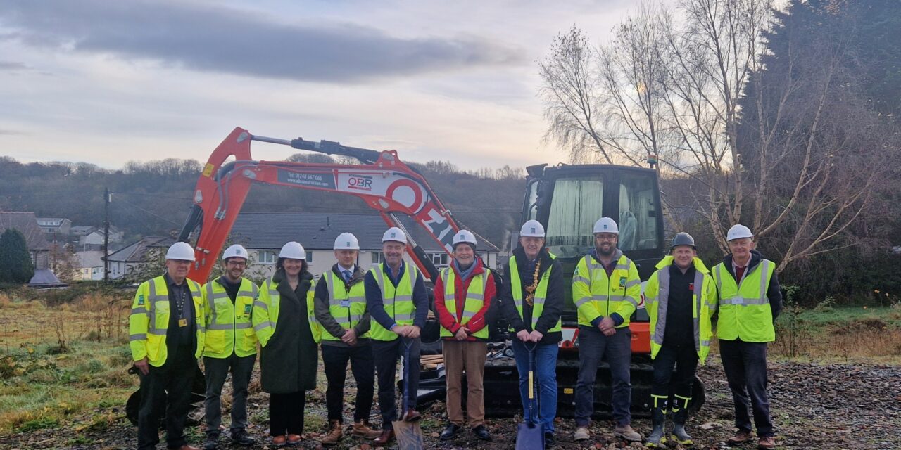 Construction starts on ten affordable homes in Bangor