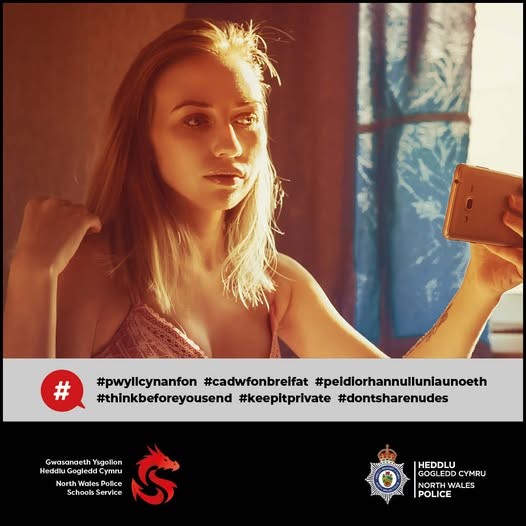 New campaign highlights risk of ‘sexting’ among young  people in North Wales