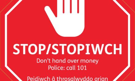 New sticker campaign launched to combat fraudsters targeting older people in North Wales