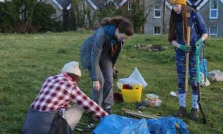 Student Volunteers Give New Life to Bangor Green Space