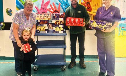Easter Cheer Delivered to Children at Ysbyty Gwynedd by Lock Stock Self Storage