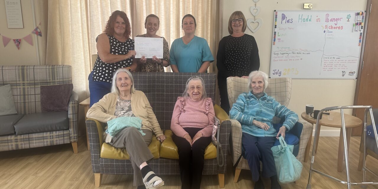 Bangor Community Raises £630 for Plas Hedd in Dementia Action Week Fundraiser