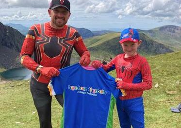 Snowdon Spiderman hits 100th summit of 2025 for Tŷ Gobaith