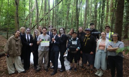 Students’ films premiered before being televised to the nation