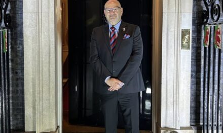 North Wales Prostate Cancer Support Group Chairman Recognised at Downing Street Reception
