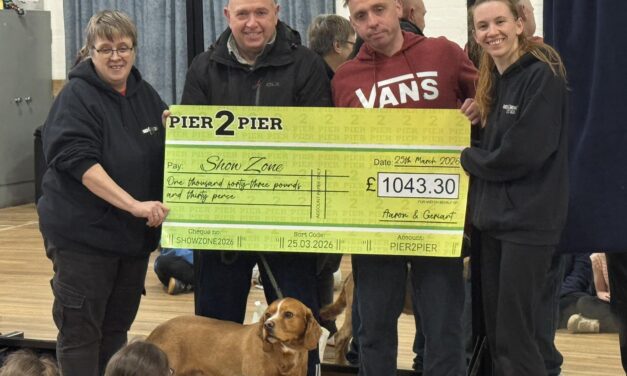 Local Dad and Grandad Go the Distance for Maes-G ShowZone in Inspiring 30 Mile Coastal Challenge