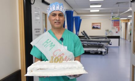 Surgeon reaches milestone with 100th ankle replacement