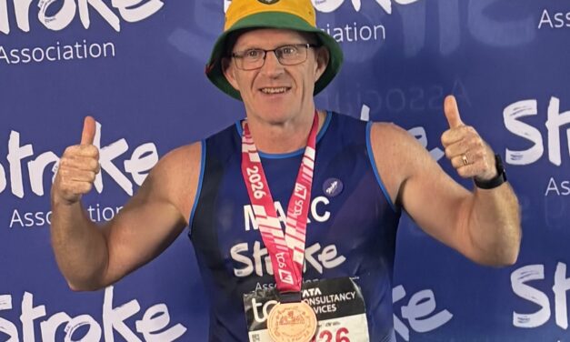 Coleg Menai Sports Tutor takes on the London Marathon to Raise funds for the Stroke Association