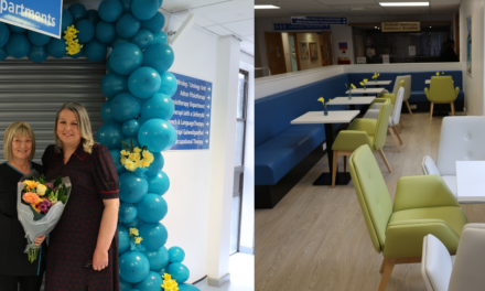 New Café Opens at Ysbyty Gwynedd as part of wider foyer transformation