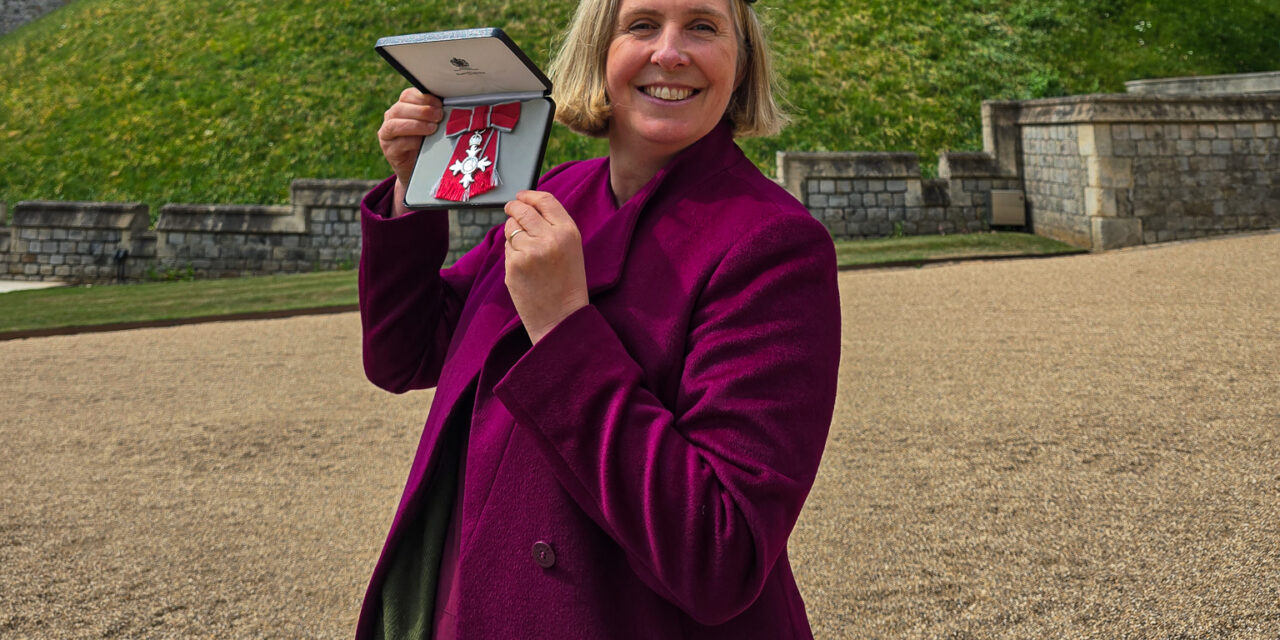 Bangor conservationist with “outstanding impact” receives MBE at Windsor castle