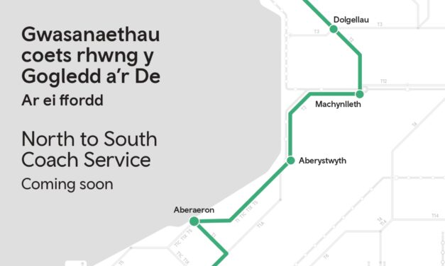New coach between the north and south of Wales will cut journey times by over an hour