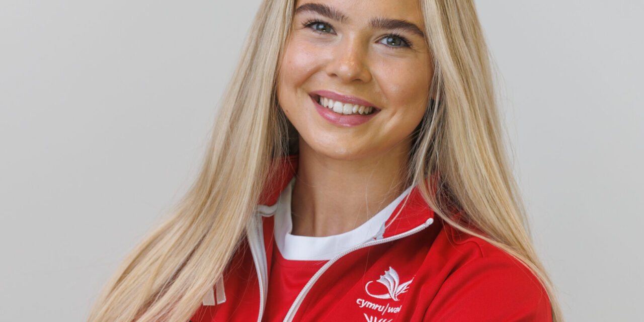 Former Coleg Menai student Nikole Roberts representing Team Wales at Glasgow 2026