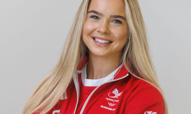 Former Coleg Menai student Nikole Roberts representing Team Wales at Glasgow 2026