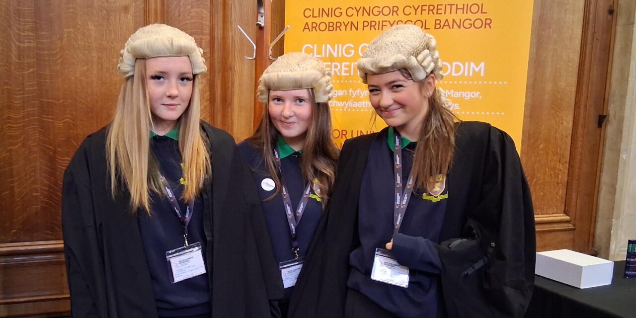 Hundreds of north Wales pupils step into the world of law and justice