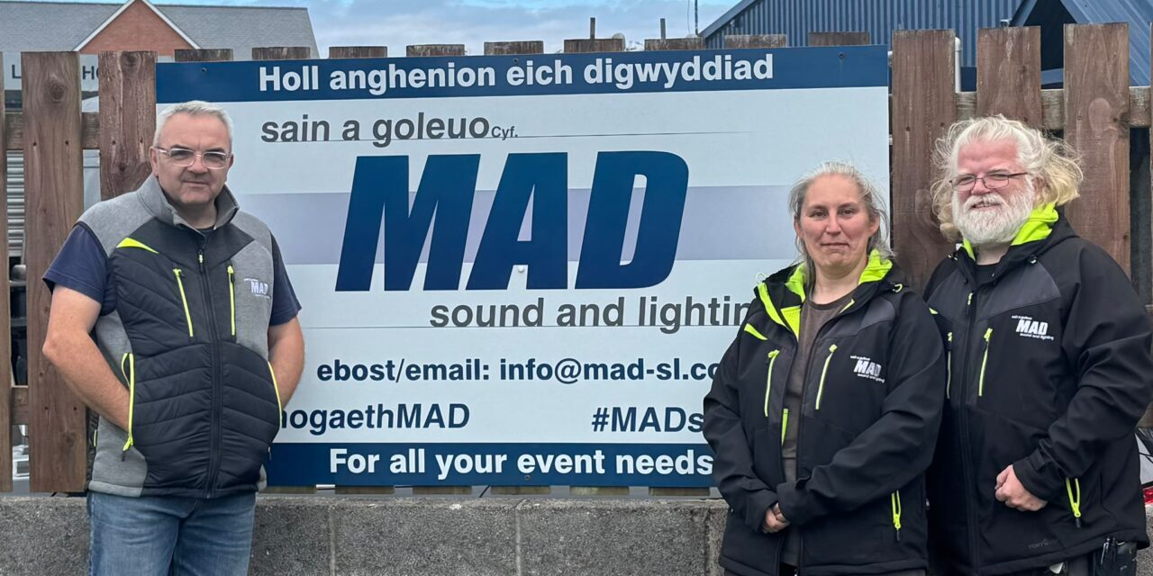 Long-serving staff take over north Wales events company MAD Sound and Lighting
