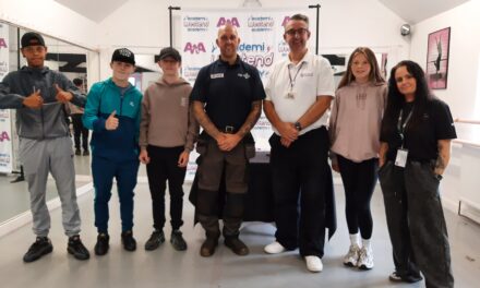 PCC sees how money seized from criminals is supporting young people in Bangor