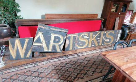Historic Wartski’s Sign Saved Linking Bangor to its Retail Past