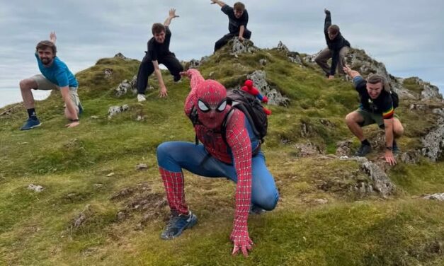 Movie Makers Call as Welsh Spider-Man Scales New Heights for Mountain Rescue!