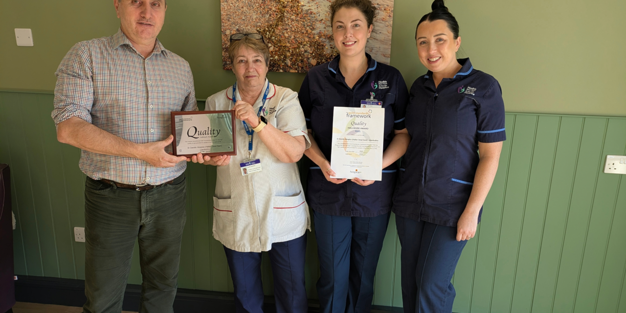 St David’s Hospice Becomes First in Wales to Earn Prestigious Gold Standard Award